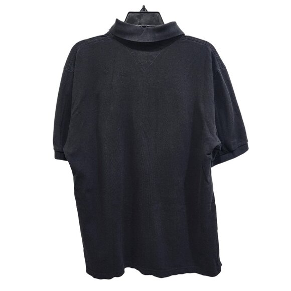 Tommy Hilfiger Men's Classic Fit Short Sleeve Polo Shirt Black Size XL - Picture 3 of 8